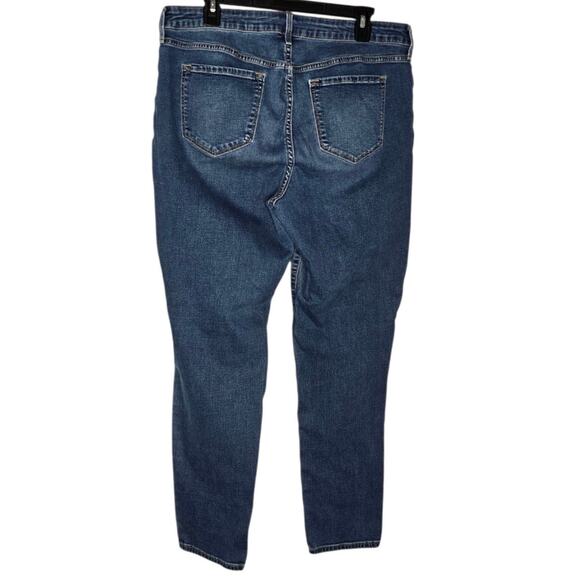 Old Navy Mid-Rise Distressed Rockstar Super Skinny Jeans Women's 16 - Picture 3 of 11